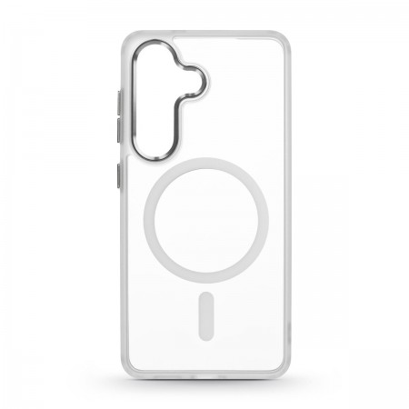 Чехол-накладка с MagSafe ArmorStandart Unit MagCase для Samsung S26 5G Matte Clear Silver
