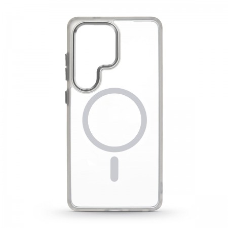 Протиударний чохол ArmorStandart Unit MagCase для Samsung S26 Ultra 5G, Matte Clear Silver (білий)