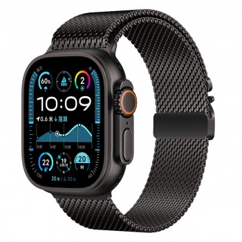 Ремінець ArmorStandart Milanese UltraLock для Apple Watch 42 (Series 12-10)/41/40/38, чорний Ремінець ArmorStandart Milanese UltraLock для Apple Watch 42 (Series 12-10)/41/40/38, чорний