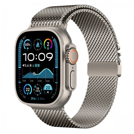 Титановый ремешок ArmorStandart Milanese UltraLock для Apple Watch 42 (Series 12-10)/41/40/38, Titanium