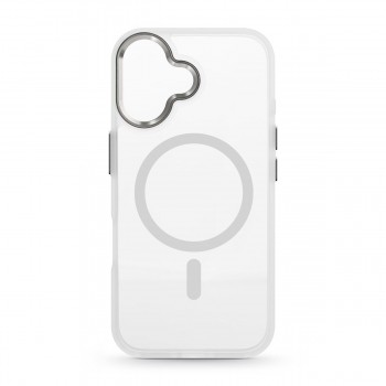 Прозорий чохол MagSafe ArmorStandart Unit MagCase для Apple iPhone 17, Matte Clear Silver