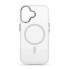Прозрачный чехол MagSafe ArmorStandart Unit MagCase для Apple iPhone 17, Matte Clear Silver