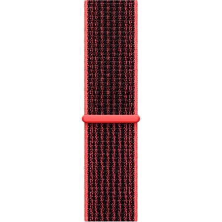 Ремінець нейлоновий ArmorStandart Nylon Band для Apple Watch 42 (Series 12-10) / 41 / 40 / 38, яскраво-рожевий із сірим