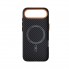Чехол с MagSafe и карбоновой текстурой ArmorStandart LikeCarbon2 SE MagCase для Apple iPhone 17 Air Black Orange