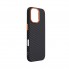 Чохол MagSafe ArmorStandart LikeCarbon2 SE MagCase для Apple iPhone 17, Black Orange (чорний)