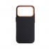 Чехол MagSafe ArmorStandart LikeCarbon2 SE MagCase для Apple iPhone 17 Pro, Black Orange (чёрный)