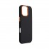 Чехол ArmorStandart LikeCarbon2 SE MagCase для Apple iPhone 17 Kevlar Black Orange