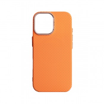 Чохол ArmorStandart LikeCarbon2 SE MagCase для Apple iPhone 17 Kevlar Orange Rose Gold