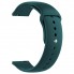 Силиконовый ремешок ArmorStandart Silicone Watch Strap 20 мм, тёмно-зелёный