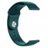 Силиконовый ремешок ArmorStandart Silicone Watch Strap 20 мм, тёмно-зелёный