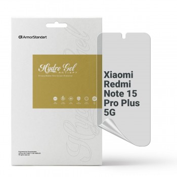 Гидрогелевая пленка ArmorStandart антишпион для Xiaomi Redmi Note 15 Pro Plus 5G, диагональ 6.83 Гидрогелевая пленка ArmorStandart антишпион для Xiaomi Redmi Note 15 Pro Plus 5G, диагональ 6.83