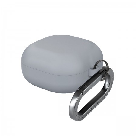 Чохол для навушників ArmorStandart Hang Case для Samsung Galaxy Buds Core, силікон 2 мм, з карабіном, світло-сірий