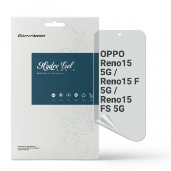 Гідрогелева плівка ArmorStandart матова для OPPO Reno15 5G / Reno15 F 5G / Reno15 FS 5G, діагональ 6.57 Гідрогелева плівка ArmorStandart матова для OPPO Reno15 5G / Reno15 F 5G / Reno15 FS 5G, діагональ 6.57