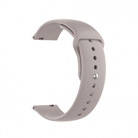 Силиконовый ремешок ArmorStandart Silicone Watch Strap 20 мм, бежевый