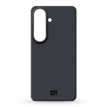 Чохол-накладка ArmorStandart BlackIcon Aramid Twill MagCase для Samsung S26, чорний