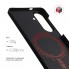 Чохол-накладка ArmorStandart BlackIcon Aramid Twill MagCase для Samsung S26 Plus, Black (чорний)