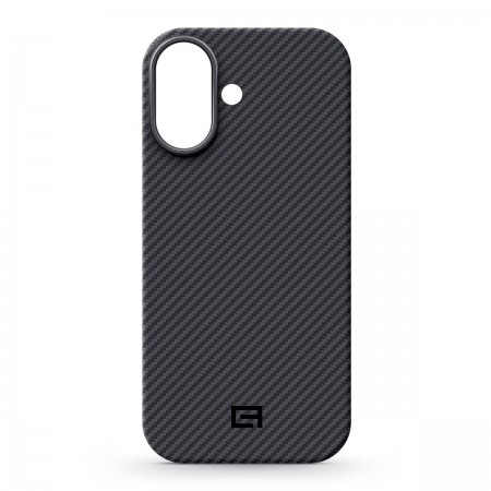 Чохол ArmorStandart BlackIcon Aramid Twill MagCase для iPhone 17 з араміду з MagSafe, Black (чорний)