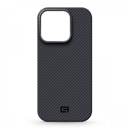 Чохол із кевлару з MagSafe ArmorStandart BlackIcon Aramid Twill MagCase для Apple iPhone 16 Pro, Black