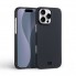 Чехол ArmorStandart BlackIcon Aramid Twill MagCase для iPhone 16 Pro Max из арамида с MagSafe, Black (чёрный)