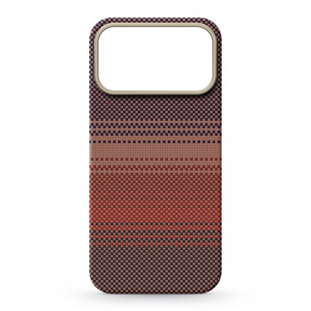 Чехол MagSafe из кевлара ArmorStandart BlackIcon Kevlar MagCase для Apple iPhone 17 Pro Max, Sunset (разноцветный)