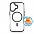 Чохол-накладка ArmorStandart Unit MagCase для Apple iPhone 17, чорний + набір помаранчевих кнопок
