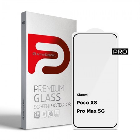 Захисне скло ArmorStandart Pro для Xiaomi Poco X8 Pro Max 5G