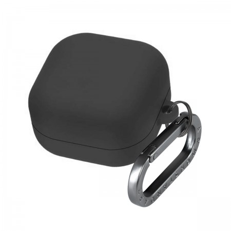 Силиконовый чехол для наушников Samsung Galaxy Buds 4 / 4 Pro ArmorStandart Hang Case с карабином, чёрный