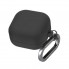 Силиконовый чехол для наушников Samsung Galaxy Buds 4 / 4 Pro ArmorStandart Hang Case с карабином, чёрный