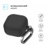 Силиконовый чехол для наушников Samsung Galaxy Buds 4 / 4 Pro ArmorStandart Hang Case с карабином, чёрный