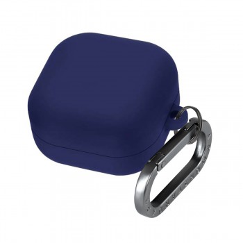 Чохол для навушників ArmorStandart Hang Case для Samsung Galaxy Buds 4 / 4 Pro, силікон 2 мм, з карабіном, темно-синій