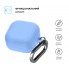 Чехол для наушников ArmorStandart Hang Case для Samsung Galaxy Buds 4 / 4 Pro, силикон 2 мм, с карабином, светло-голубой