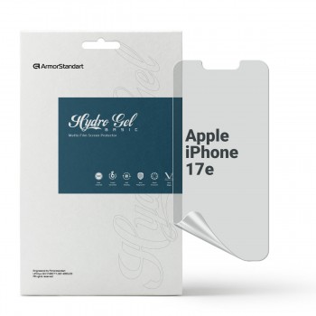 Гідрогелева плівка ArmorStandart матова для Apple iPhone 17e, діагональ 6.1 Гідрогелева плівка ArmorStandart матова для Apple iPhone 17e, діагональ 6.1