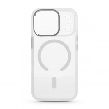 Чехол-накладка ArmorStandart Unit-C MagCase для Apple iPhone 17 Pro, матовый прозрачный серебристый