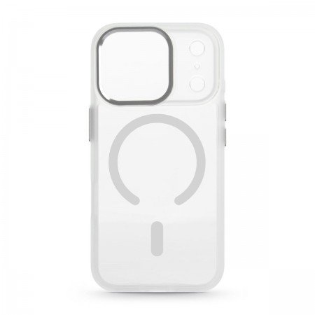 Чехол-накладка ArmorStandart Unit-C MagCase для Apple iPhone 17 Pro, матовый прозрачный серебристый