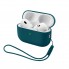 Силиконовый чехол с ремешком ArmorStandart Silicone Case with straps для Apple AirPods Pro 3, Dark Green