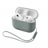 Силиконовый чехол ArmorStandart Silicone Case with straps для Apple AirPods Pro 3 с ремешком, серый