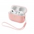 Силіконовий чохол із ремінцем ArmorStandart Silicone Case with straps для Apple AirPods Pro 3, Pink