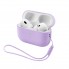 Силіконовий чохол з ремінцем ArmorStandart Silicone Case with straps для Apple AirPods Pro 3, Pink Purple