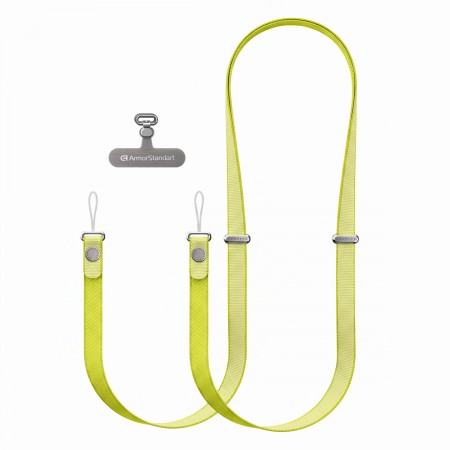 Ремінець для смартфона ArmorStandart Solo Cross, Neon Yellow (жовтий)