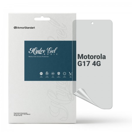 Гідрогелева плівка ArmorStandart матова для Motorola G17 4G, діагональ 6.72