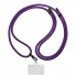 Ремешок для смартфона ArmorStandart Rope Black Amethyst with Clear holder, Black Amethyst (фиолетовый)