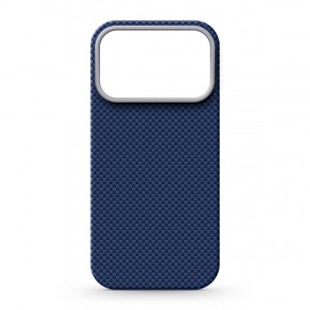 Чохол MagSafe з кевлару ArmorStandart BlackIcon Kevlar MagCase для Apple iPhone 17 Pro, Dark Blue (синій)