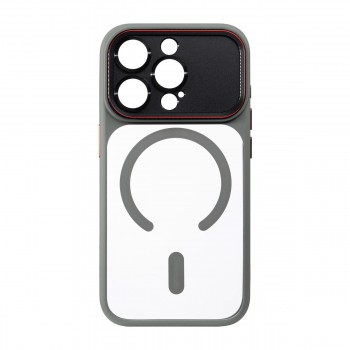 Чохол-накладка ArmorStandart Y17 MagCase для Apple iPhone 15 Pro, TPU + PC, сірий