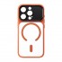 Чохол MagSafe з металевою рамкою камери ArmorStandart Y17 MagCase для Apple iPhone 15 Pro, Orange