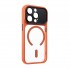 Чохол MagSafe з металевою рамкою камери ArmorStandart Y17 MagCase для Apple iPhone 15 Pro, Orange
