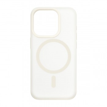 Силіконовий чохол MagSafe ArmorStandart Mystiq MagCase для Apple iPhone 15 Pro, White Силіконовий чохол MagSafe ArmorStandart Mystiq MagCase для Apple iPhone 15 Pro, White