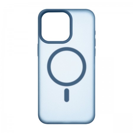 Силиконовый чехол ArmorStandart Mystiq MagCase для Apple iPhone 15 Pro Max синий