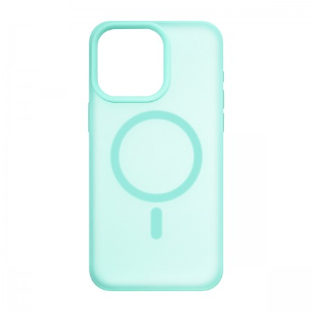 Чехол ArmorStandart Mystiq MagCase из жидкого силикона 2,5 мм для Apple iPhone 15 Pro Max, бирюзовый (Turquoise)
