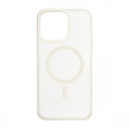 Чохол ArmorStandart Mystiq MagCase для Apple iPhone 15 Pro Max, силікон + полікарбонат, White (білий)