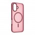 Силиконовый чехол ArmorStandart Mystiq MagCase для Apple iPhone 16, Wine Red
